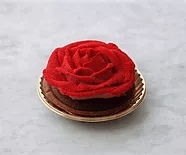 赤いバラのケーキ